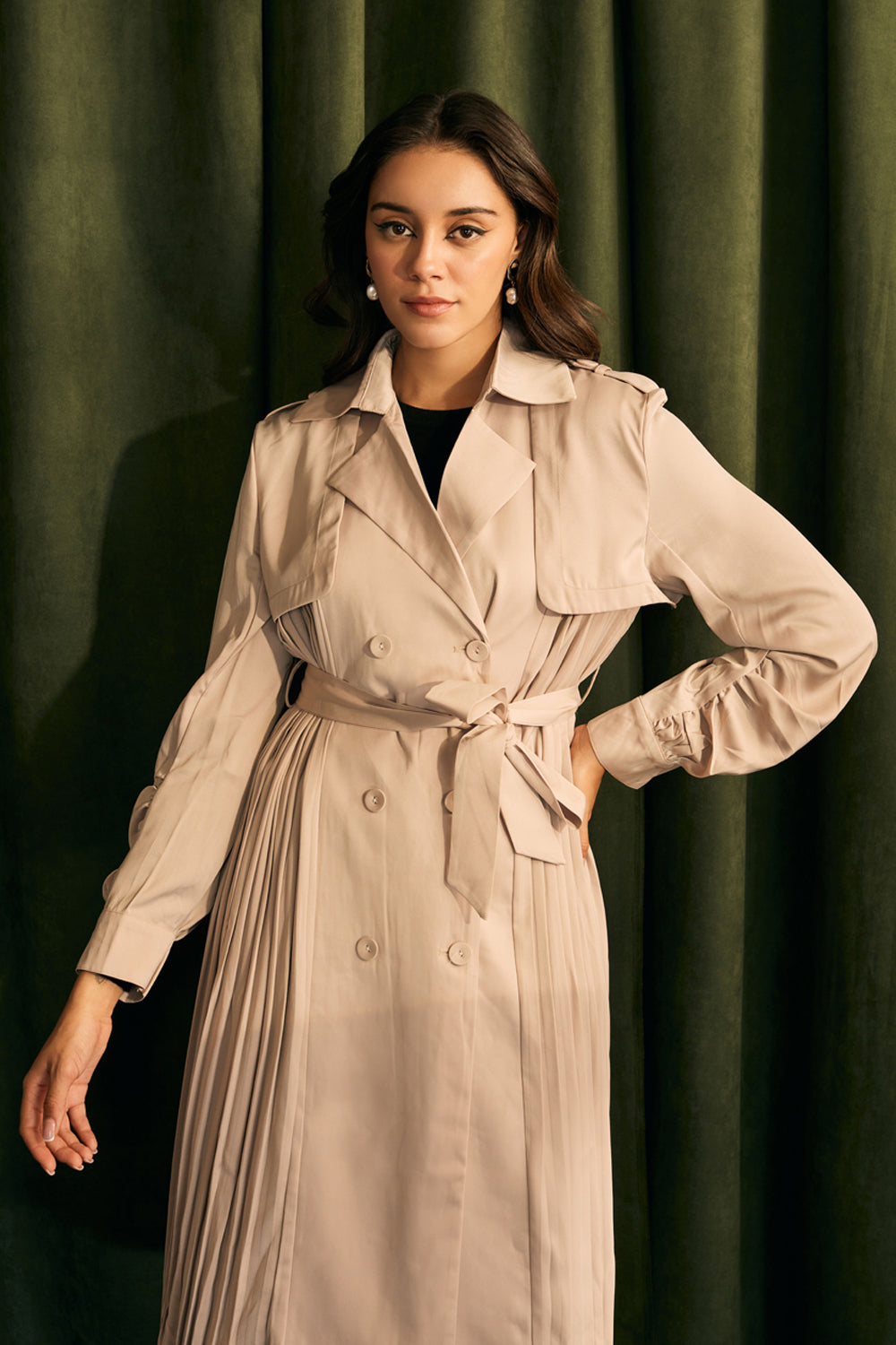 Boho trench clearance coat