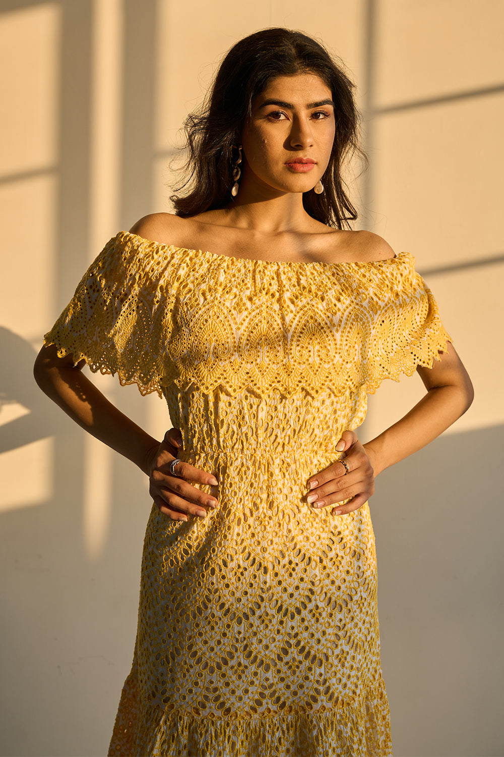 Wild flower off shoulder dress new arrivals